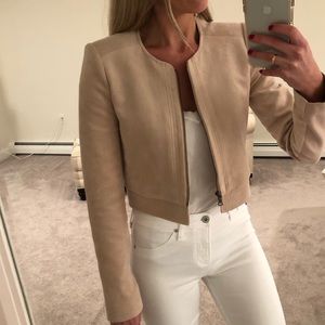 Suede Cropped Jacket